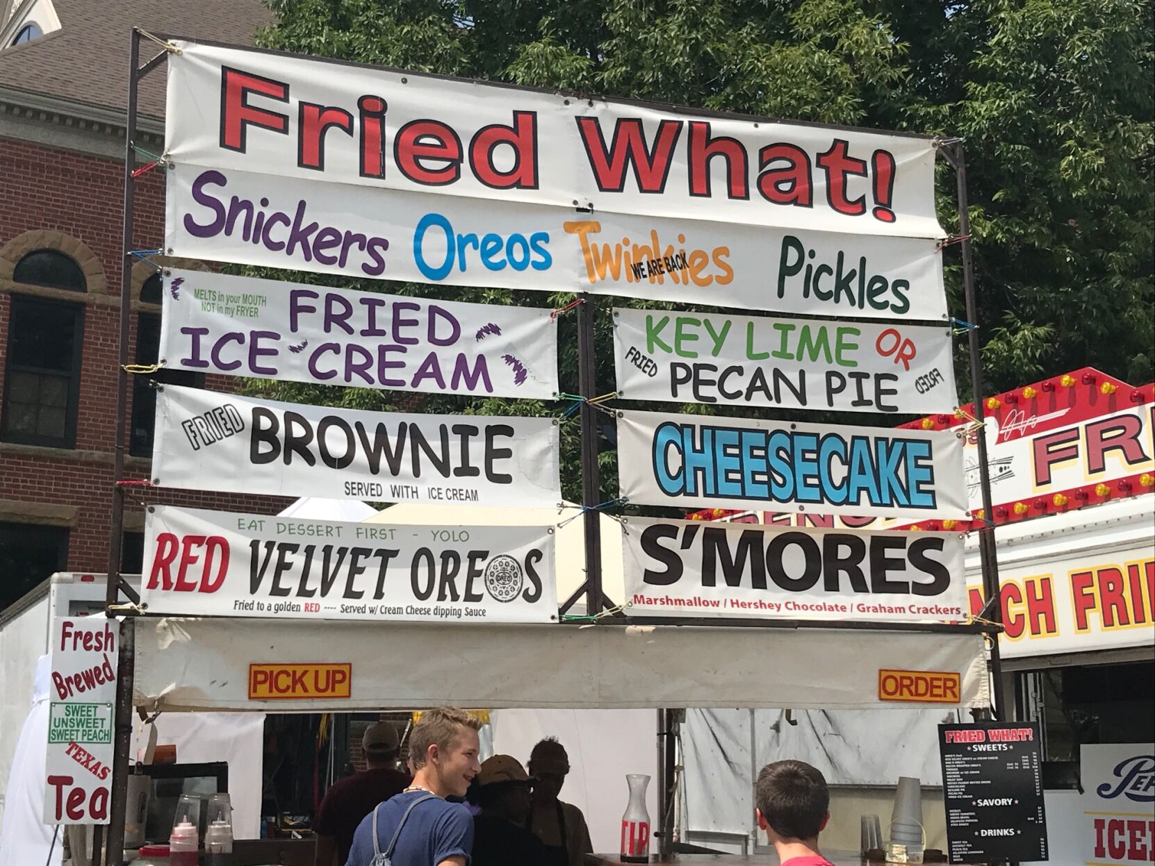 You can get any type of fried food at the Illinois State Fair!